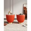 Manhattan Comfort Anderson End Table 2.0 in Orange 2-ET005-OR